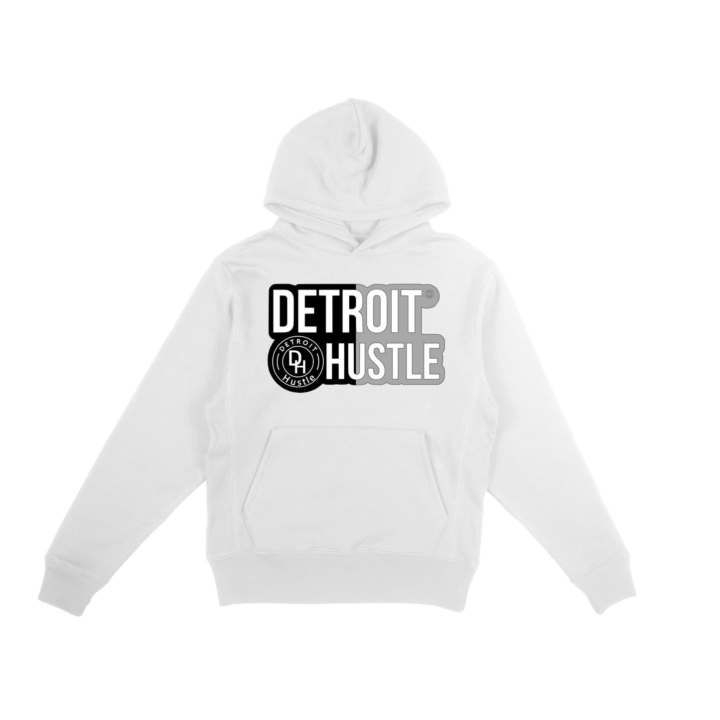 (YOUTH) “WHITE COAL” DETROIT HUSTLE hoodie
