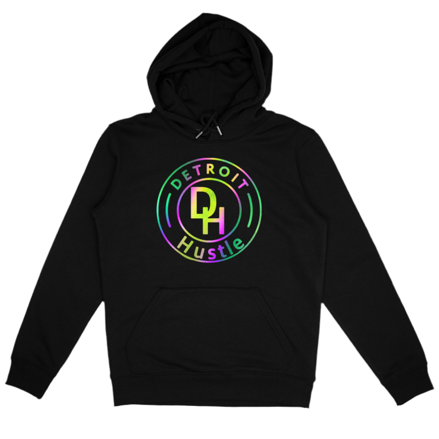 “HOLOGRAPHIC REFLECTIVE” DETROIT HUSTLE hoodie