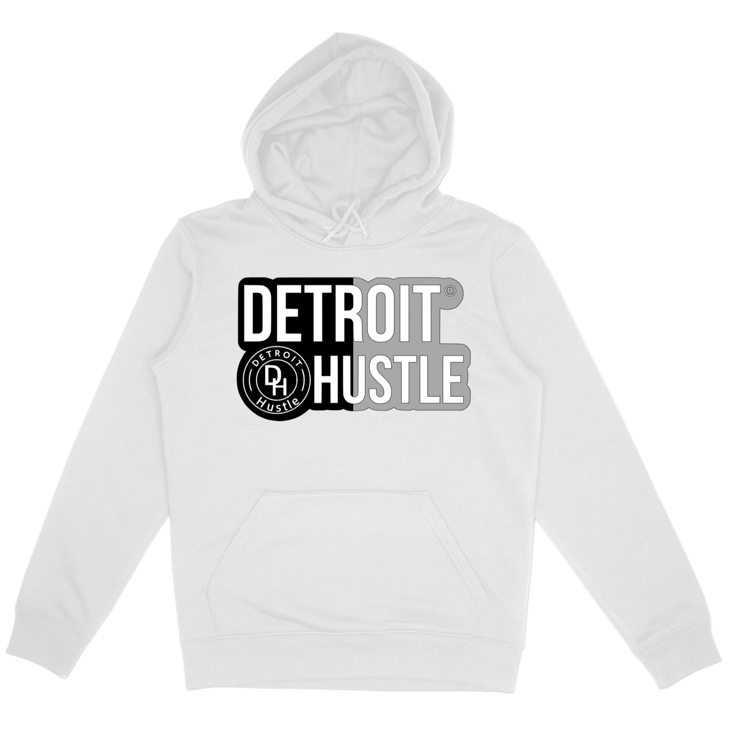“WHITE COAL” DETROIT HUSTLE hoodie