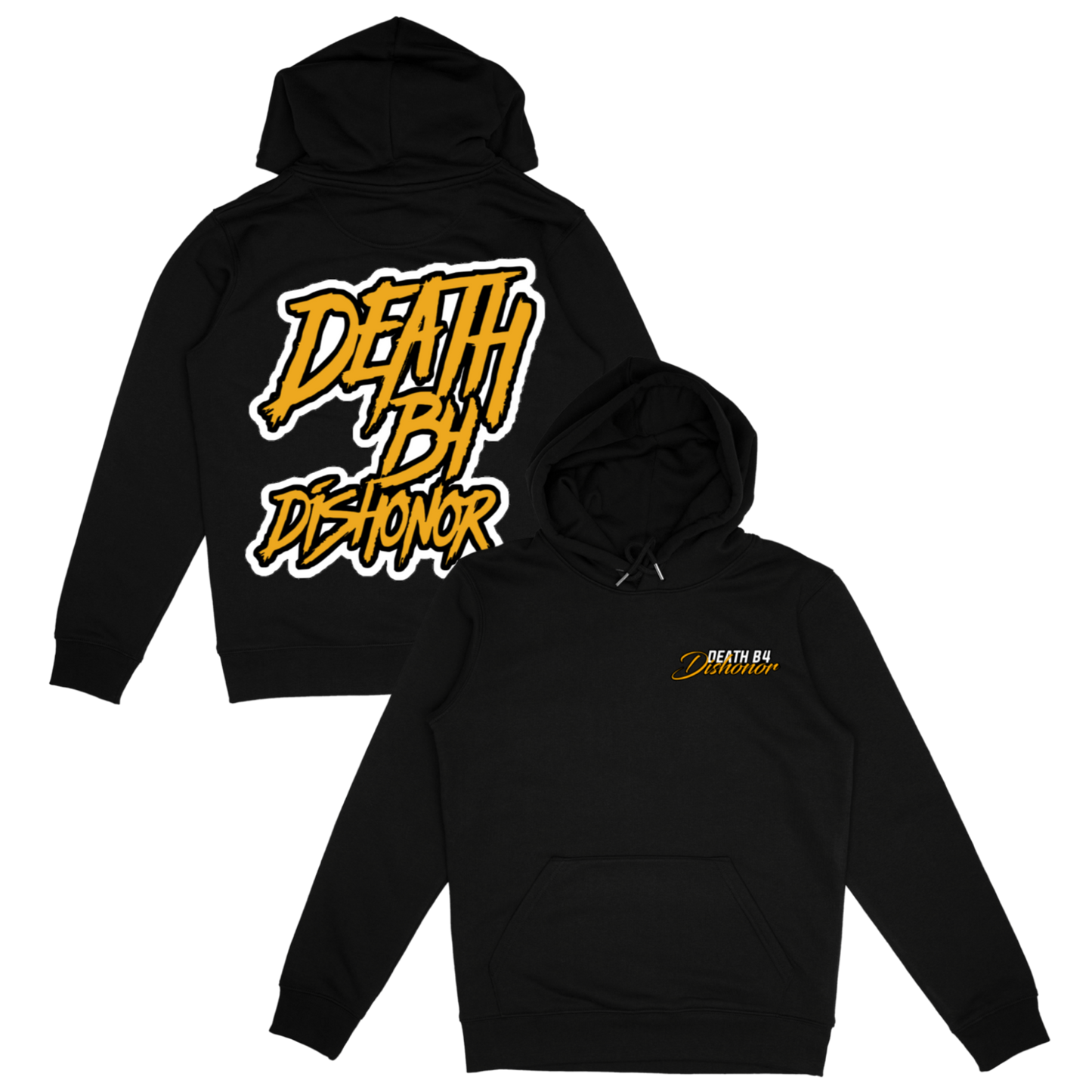 “ Yellow” Death B4 Dishonor hoodie