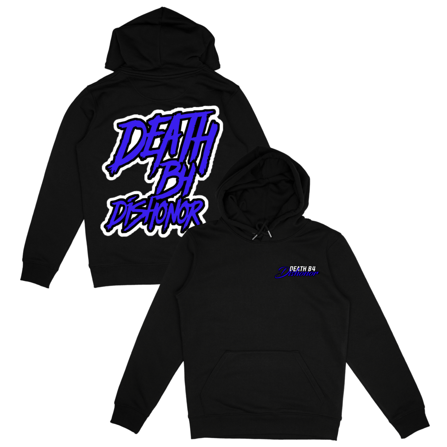 “Nipsey Blue” Death B4 Dishonor hoodie
