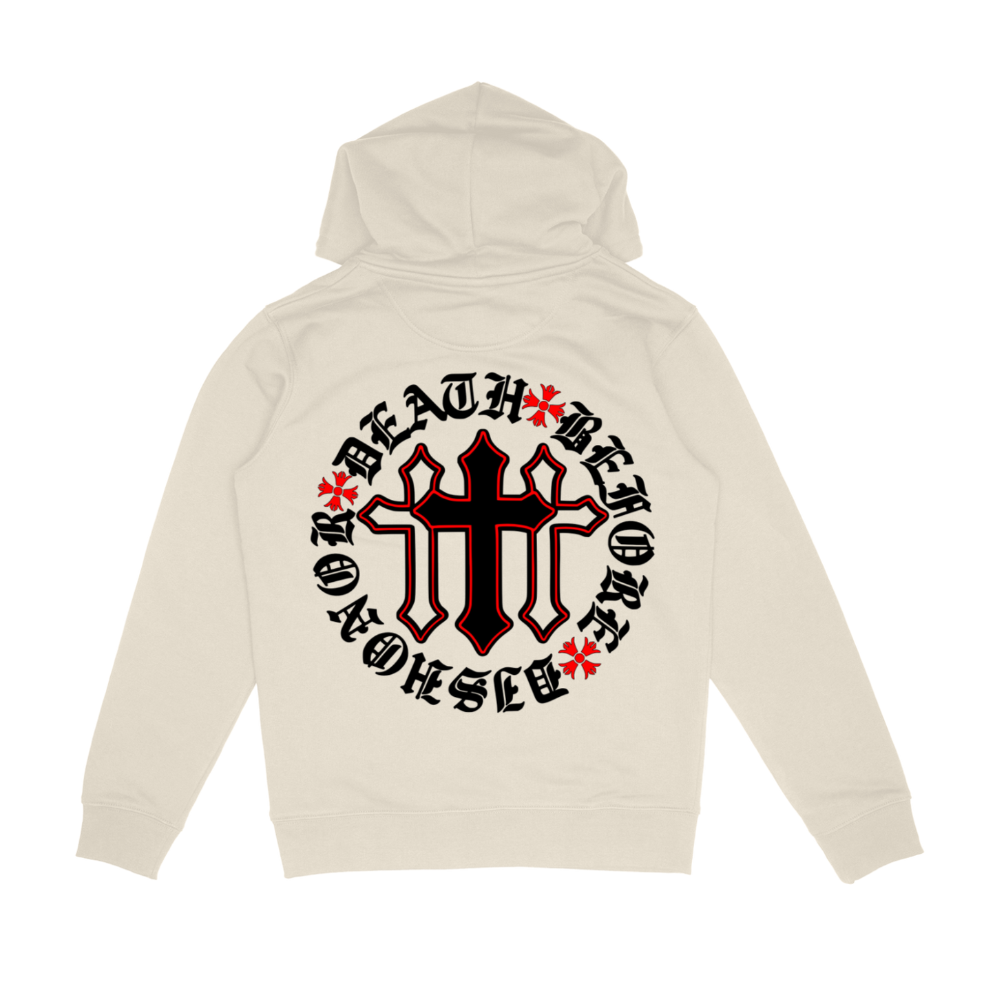 Bone “CROSS” DEATH B4 DISHONOR HOODIE
