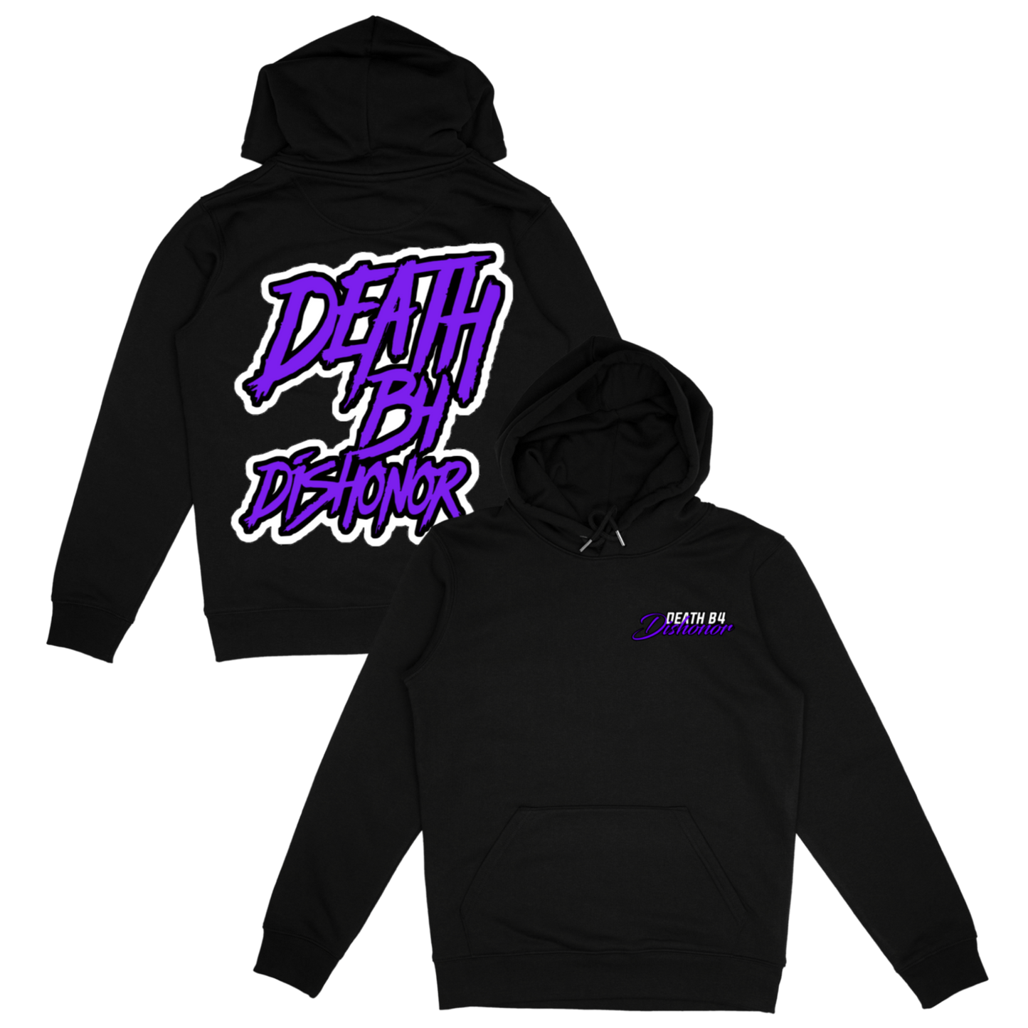 “grape” Death B4 Dishonor hoodie