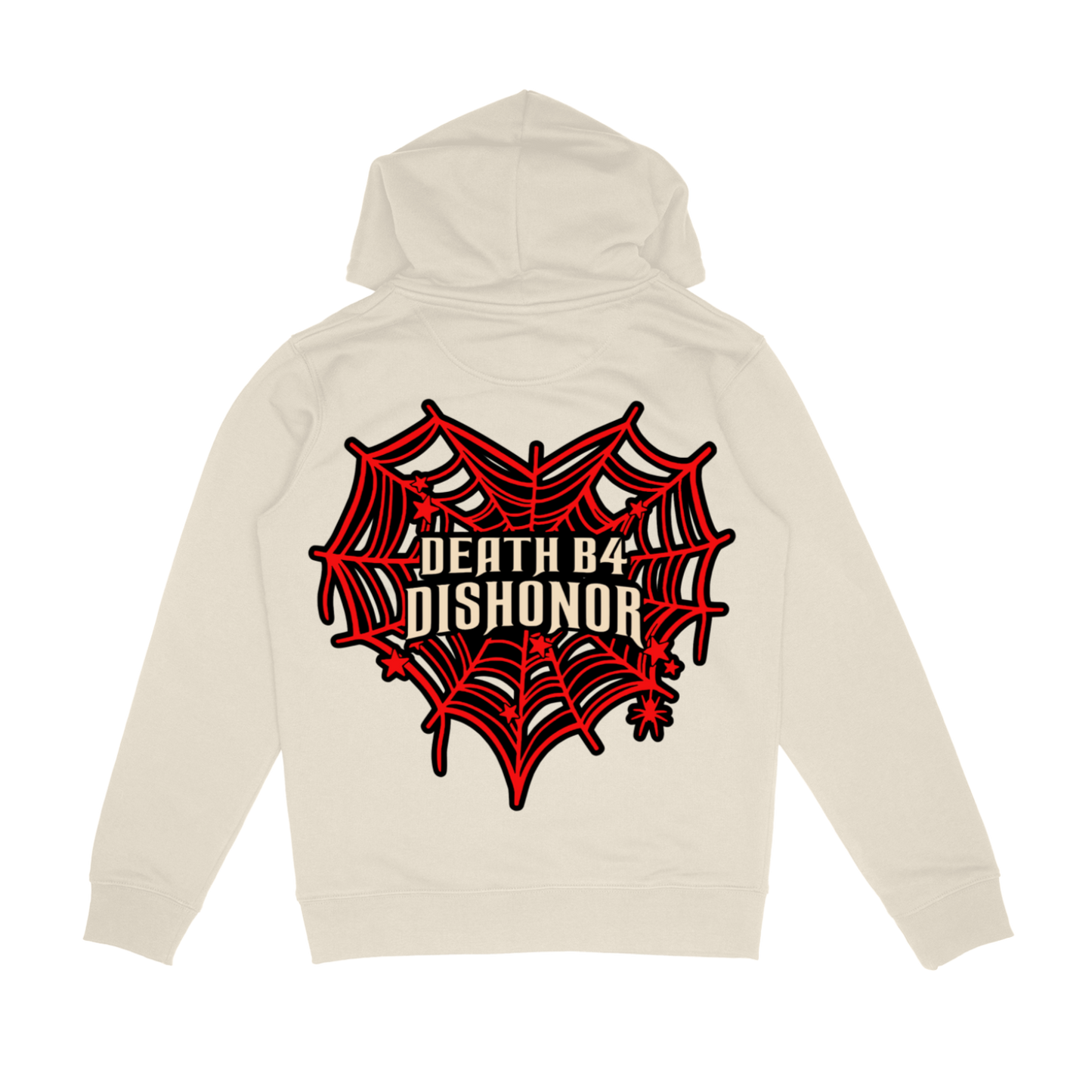 “CREAM WEB” DEATH B4 DISHONOR HOODIE