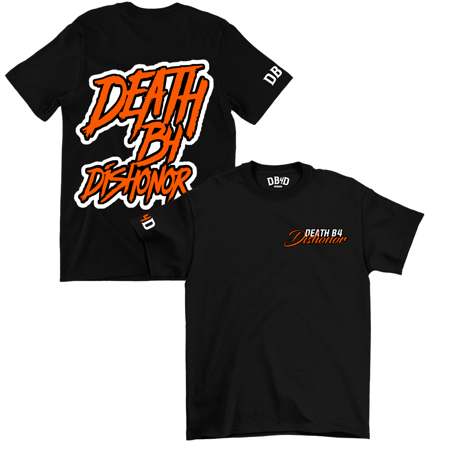 “TIGER ORANGE” DEATH B4 DISHONOR T-SHIRT
