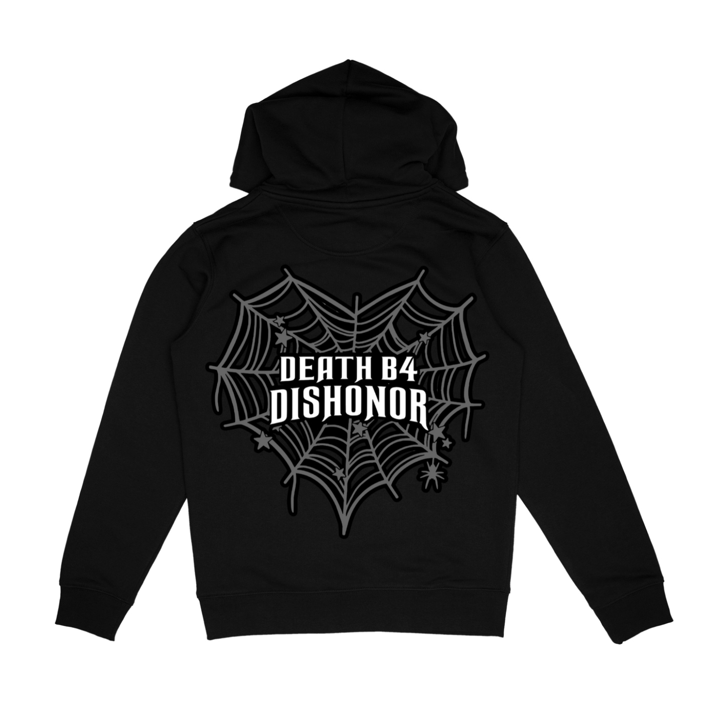 “BLACK WEB” DEATH B4 DISHONOR HOODIE