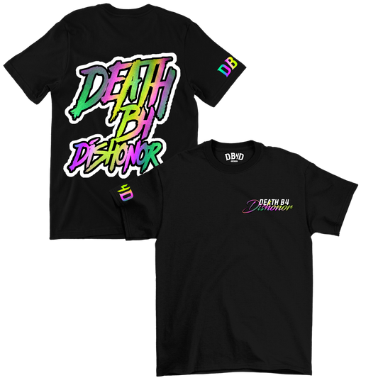 “Holographic Reflective” DEATH B4 DISHONOR T-SHIRT