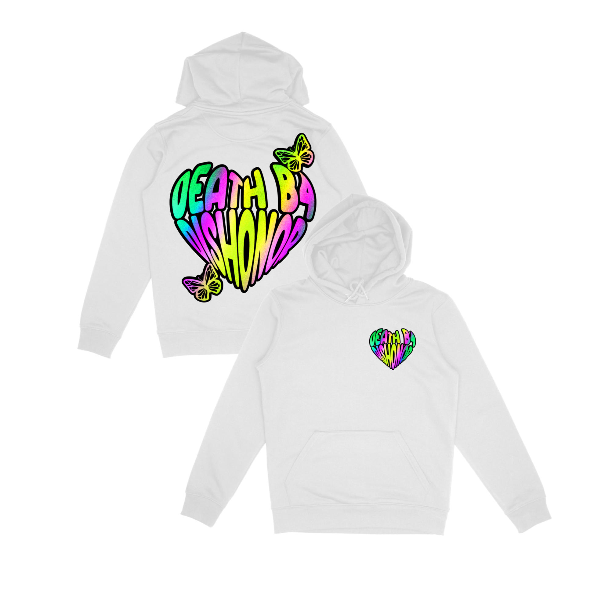 Holographic Reflective Lovers Club Hoodie